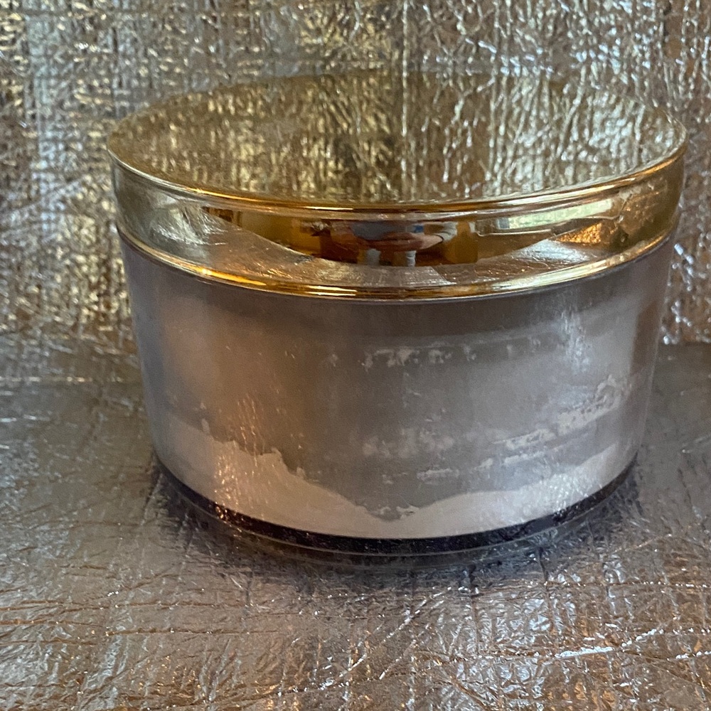 Vintage Body Radiance Elegant Gold and Silver Decorative Body Powder Container